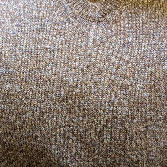 Vintage 80's Men's Puritan V-Neck Wool Blend Sweater - Picture 4 of 15